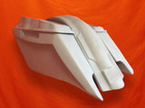 Harley Davidson 2014 ƒ?? 2018 5 Fifty Five Extended Stretched Saddlebag Fender Kit ? Dual Cut Outs and Dual 6.5 Speaker Lids