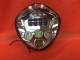Victory Cross Country DAYMAKER With bottom Halo Chrome Projector LED Headlight