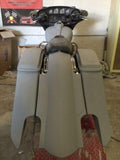 Harley Davidson 6 Trendsetter Extended Saddlebag Fender Kit ƒ?? No Cut Outs No Lids / 2014 ƒ?? 2018