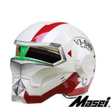 Masei War Machine Gray Mens womens IRONMAN Iron Man helmet motorcycle helmet half helmet open face helmet ABS casque motocross