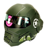 Masei War Machine Gray Mens womens IRONMAN Iron Man helmet motorcycle helmet half helmet open face helmet ABS casque motocross