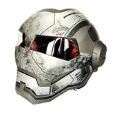 Masei War Machine Gray Mens womens IRONMAN Iron Man helmet motorcycle helmet half helmet open face helmet ABS casque motocross
