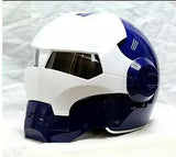 Masei War Machine Gray Mens womens IRONMAN Iron Man helmet motorcycle helmet half helmet open face helmet ABS casque motocross