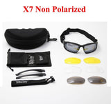 SAIYU X7 Military Goggles Bullet-proof Army C6 Polarized Sunglasses 4 Lens Hunting Shooting Airsoft Cycling Motorcycle Glasses