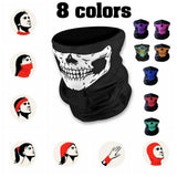 Unseamed Multifunctional Headband Skull Bandana Helmet Neck Face Mask Thermal Scarf Halloween Props