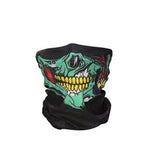 Unseamed Multifunctional Headband Skull Bandana Helmet Neck Face Mask Thermal Scarf Halloween Props